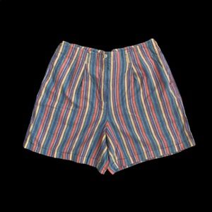 VINTAGE striped shorts by The Limited